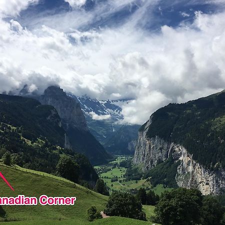 Chalet Canadian Corner Wengen Buitenkant foto