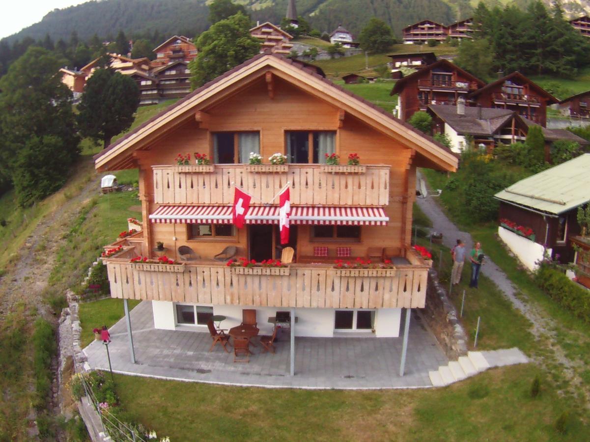 Chalet Canadian Corner Wengen Buitenkant foto