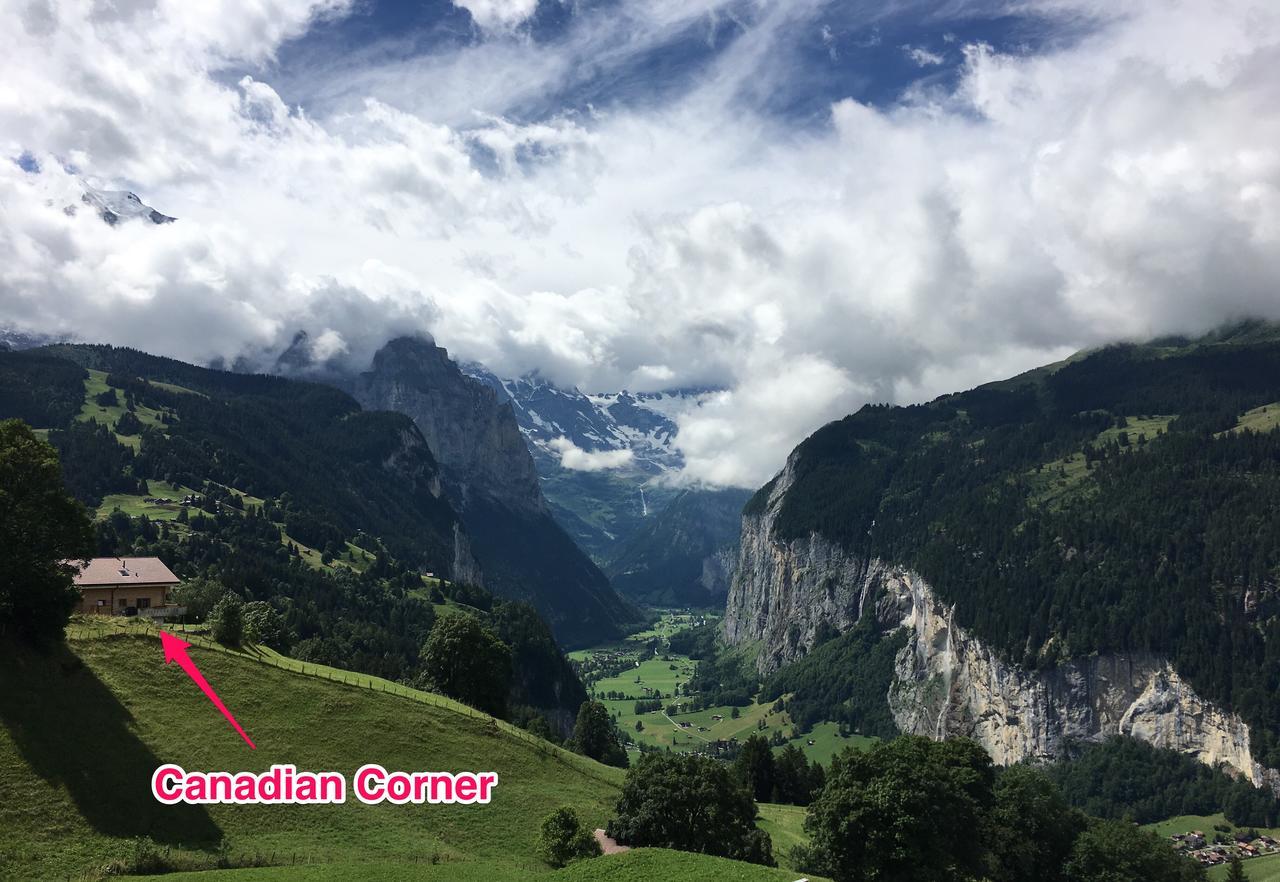 Chalet Canadian Corner Wengen Buitenkant foto