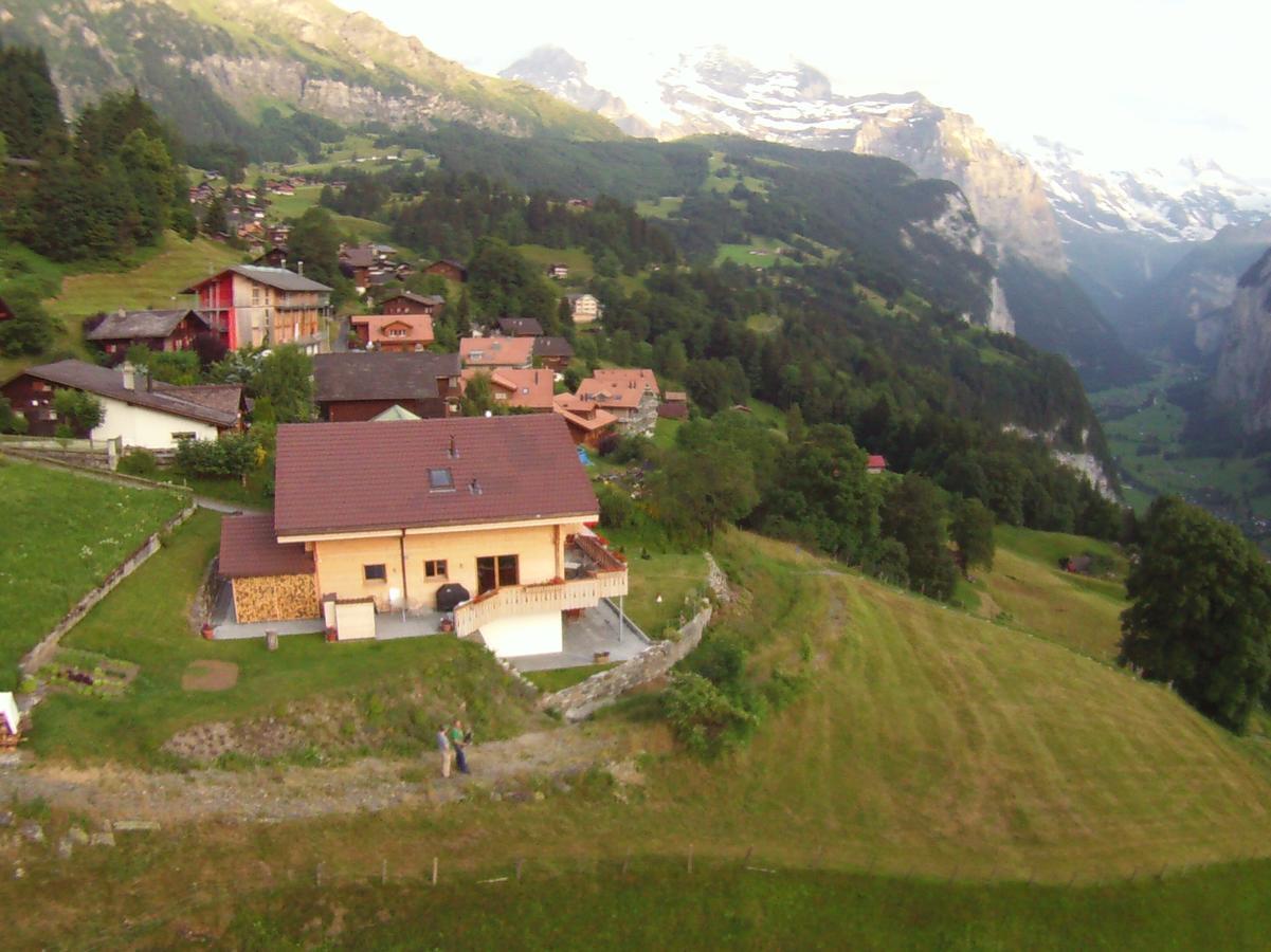 Chalet Canadian Corner Wengen Buitenkant foto